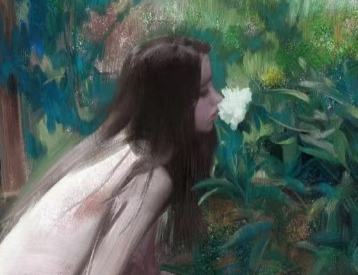 花和少女