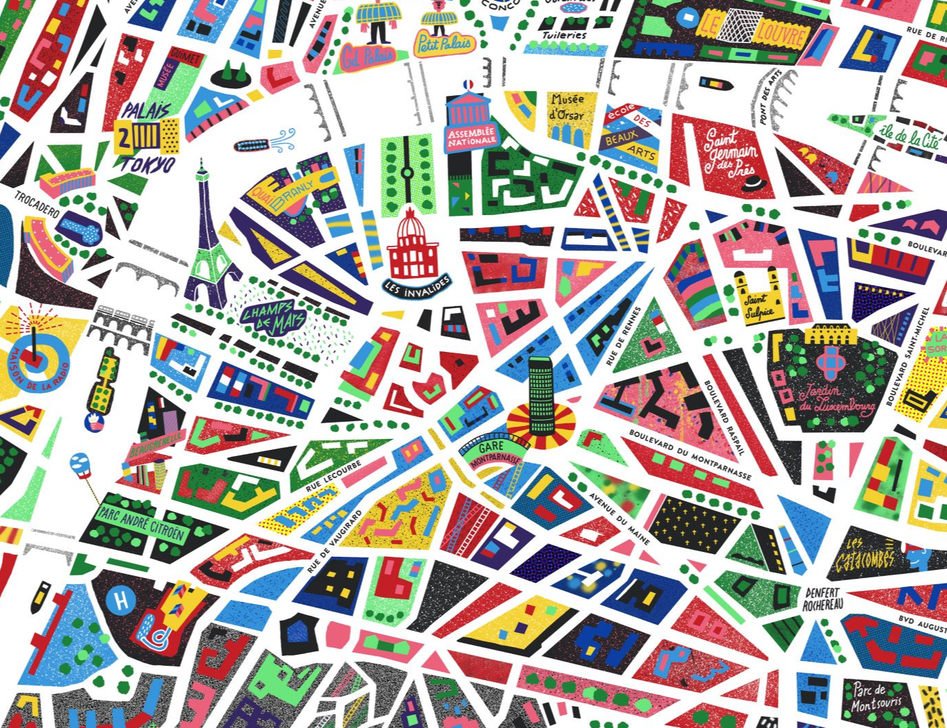 城市概念地图